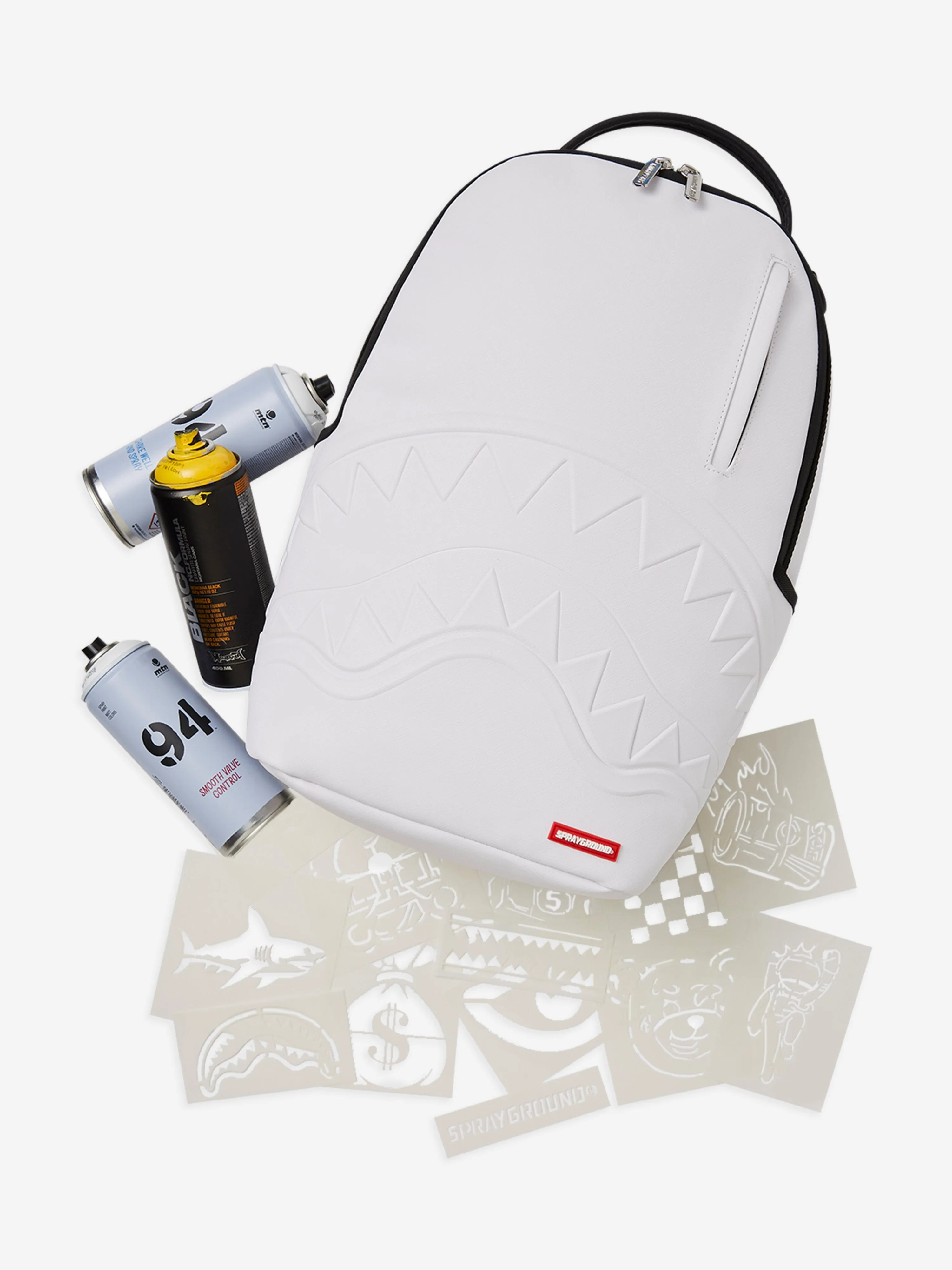 Kids Spray Paint Your Own Backpack in White (46cm)