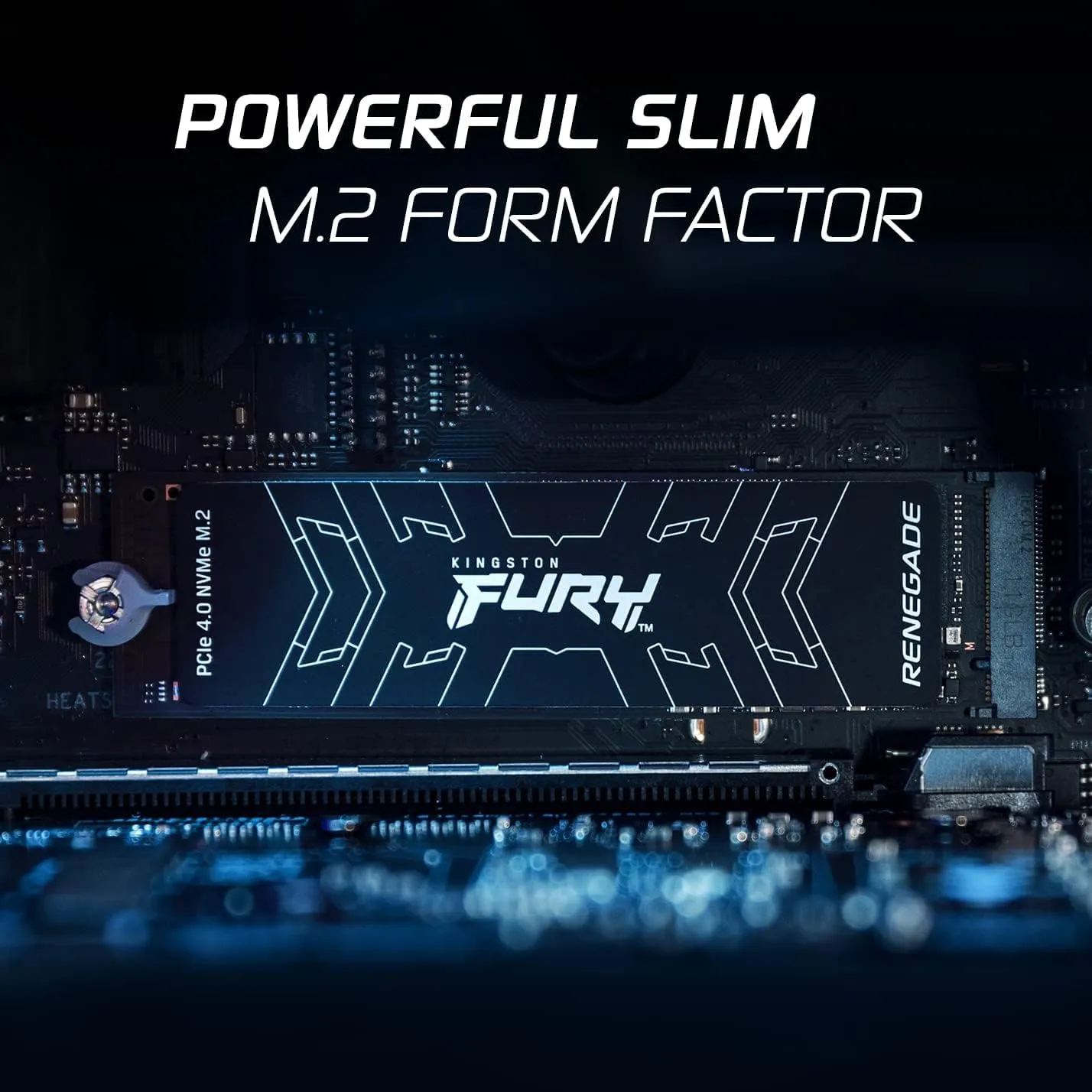 Kingston FURY Renegade 2TB PCIe Gen 4.0 NVMe M.2 Internal Gaming SSD | Up to 7300 MB/s | Graphene Heat Spreader | 3D TLC NAND | Works with PS5 | SFYRD/2000G, Solid State Drive