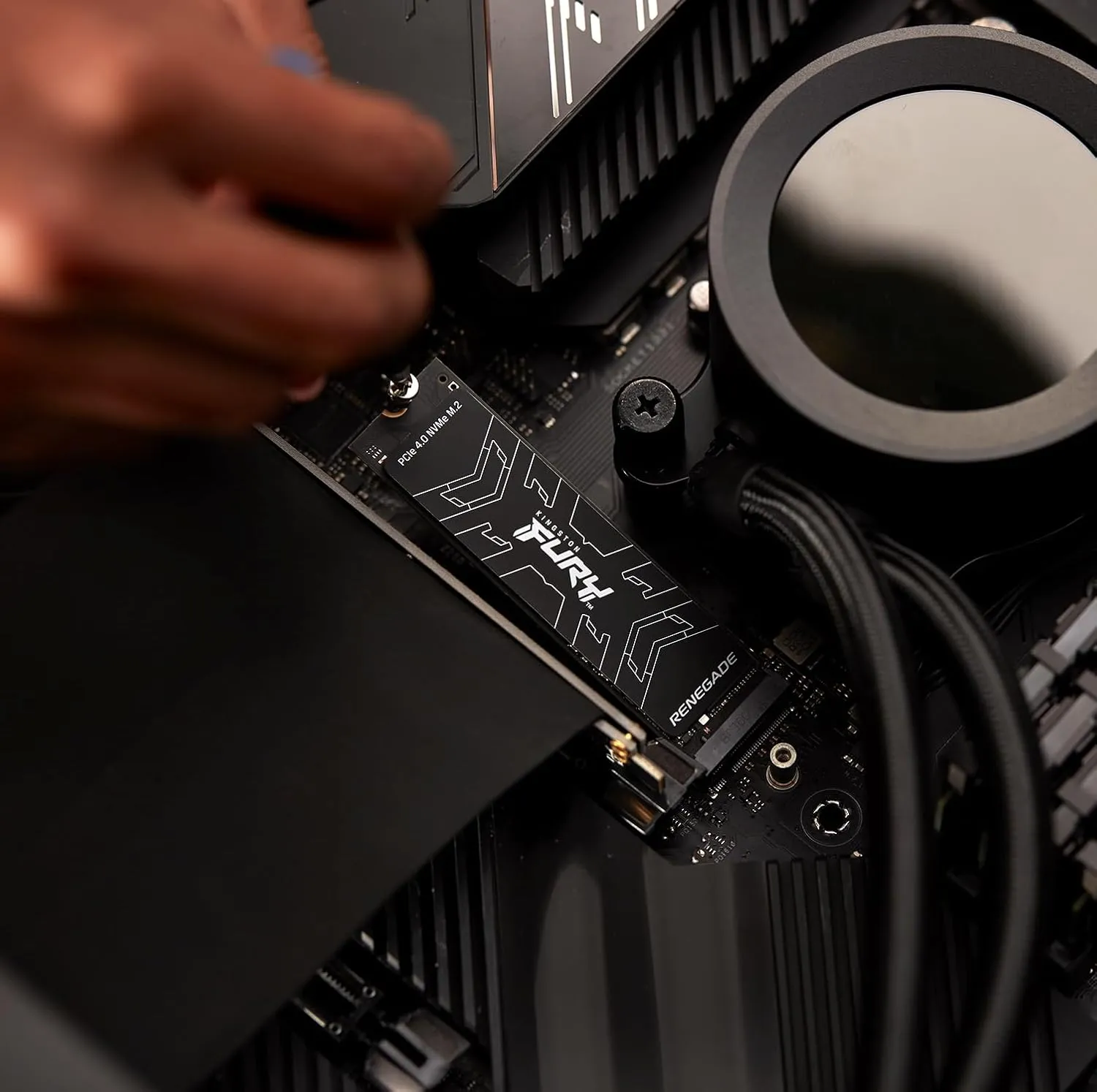 Kingston FURY Renegade 2TB PCIe Gen 4.0 NVMe M.2 Internal Gaming SSD | Up to 7300 MB/s | Graphene Heat Spreader | 3D TLC NAND | Works with PS5 | SFYRD/2000G, Solid State Drive