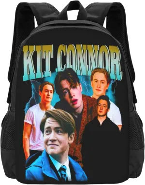 Kit Actors Connor Backpack Laptop Computer Backpacks Travel Bag Double Shoulder Daypack for Work Hiking 15.6 Inch