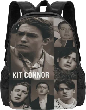 Kit Actors Connor Backpack Laptop Computer Backpacks Travel Bag Double Shoulder Daypack for Work Hiking 15.6 Inch