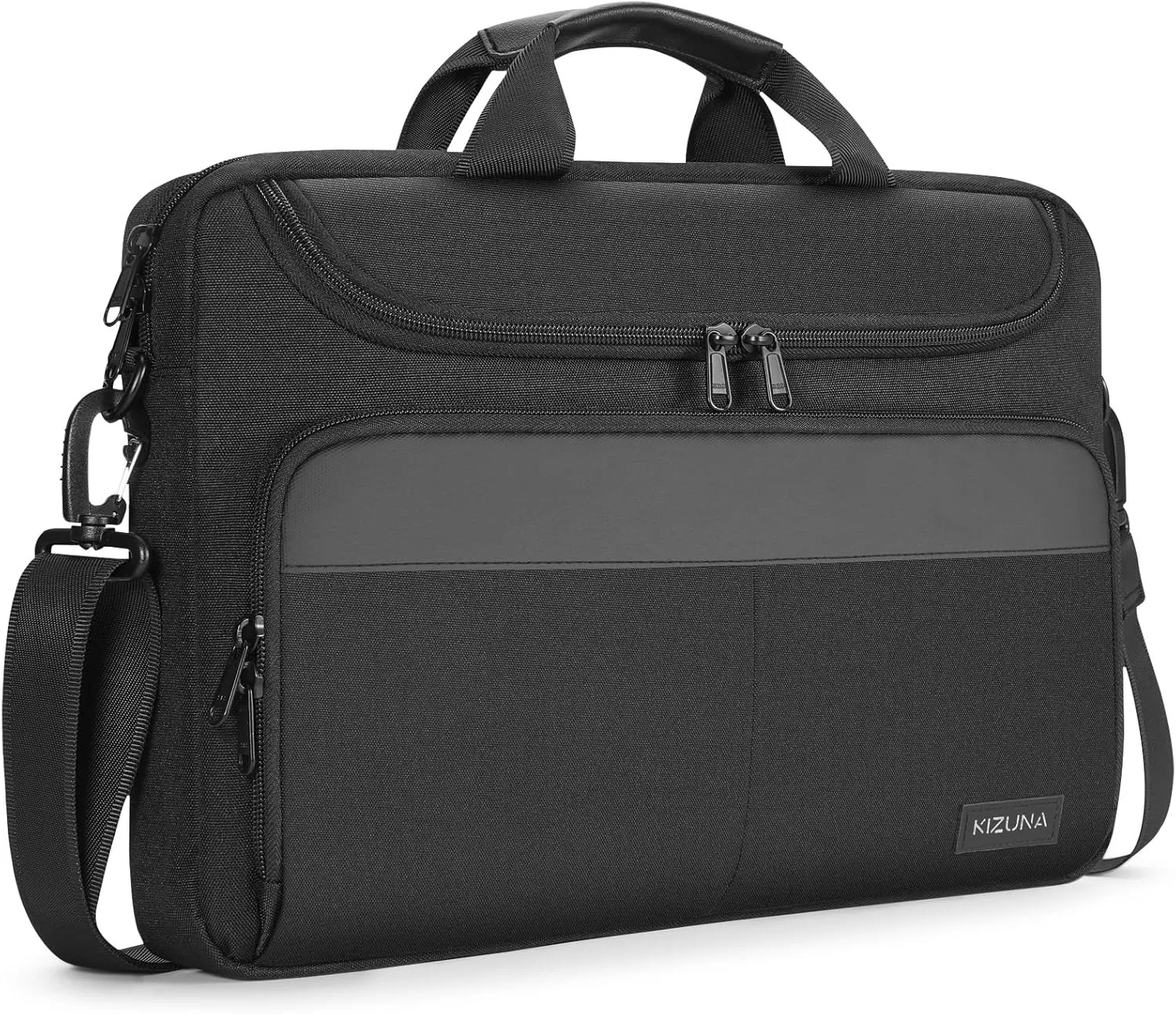 KIZUNA Laptop Bag Case 15.6 Inch Computer Shoulder Sleeve for MacBook Air 15 M2/MacBook Pro M1 M2 Max/16 Lenovo Legion Slim 5i Gen 8/16" IdeaPad Slim 5/Gaming 3i/HP Envy x360 15/Dell, Black