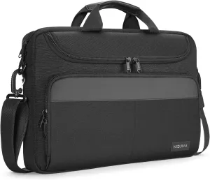 KIZUNA Laptop Bag Case 15.6 Inch Computer Shoulder Sleeve for MacBook Air 15 M2/MacBook Pro M1 M2 Max/16 Lenovo Legion Slim 5i Gen 8/16" IdeaPad Slim 5/Gaming 3i/HP Envy x360 15/Dell, Black