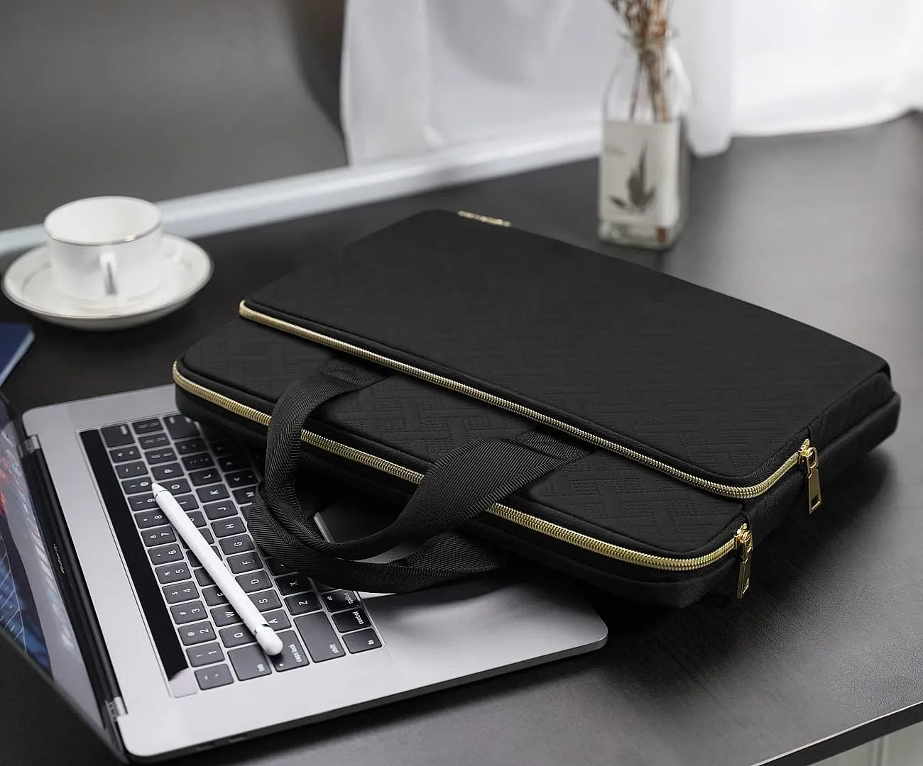 KIZUNA Laptop Sleeve Case 15.6 Inch Computer Carrying Handbag for 16" MacBook Pro M3 M1 M2 Max/15.6" Lenovo Legion 5/IdeaPad Gaming 3i/IdeaPad Flex 5i/Thinkbook 16  /15.6" HP Envy x360 15/Dell XPS 15