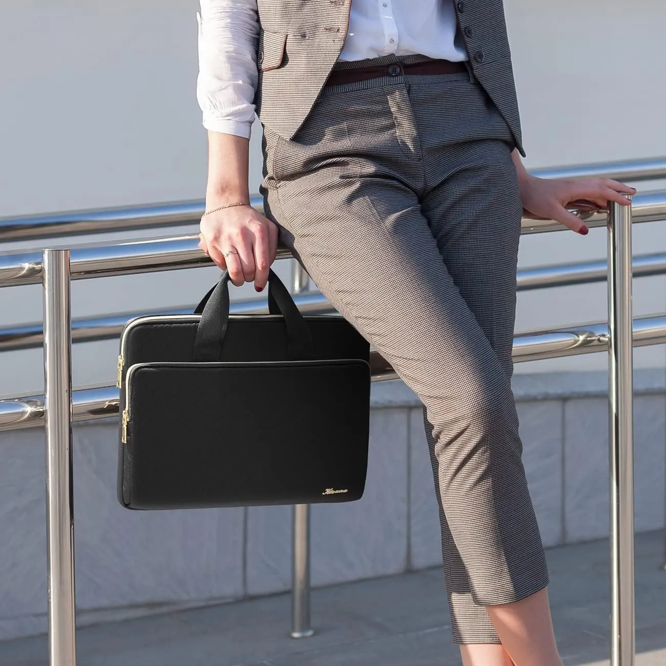 KIZUNA Laptop Sleeve Case 15.6 Inch Computer Carrying Handbag for 16" MacBook Pro M3 M1 M2 Max/15.6" Lenovo Legion 5/IdeaPad Gaming 3i/IdeaPad Flex 5i/Thinkbook 16  /15.6" HP Envy x360 15/Dell XPS 15