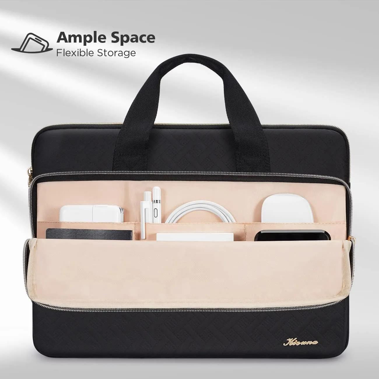 KIZUNA Laptop Sleeve Case 15.6 Inch Computer Carrying Handbag for 16" MacBook Pro M3 M1 M2 Max/15.6" Lenovo Legion 5/IdeaPad Gaming 3i/IdeaPad Flex 5i/Thinkbook 16  /15.6" HP Envy x360 15/Dell XPS 15