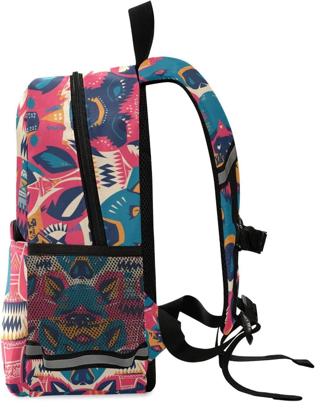 KLL Toddler Backpacks Mini Waterproof School Bag Travel Outdoor Daypack, Hand Drawn Cute Pig Heads