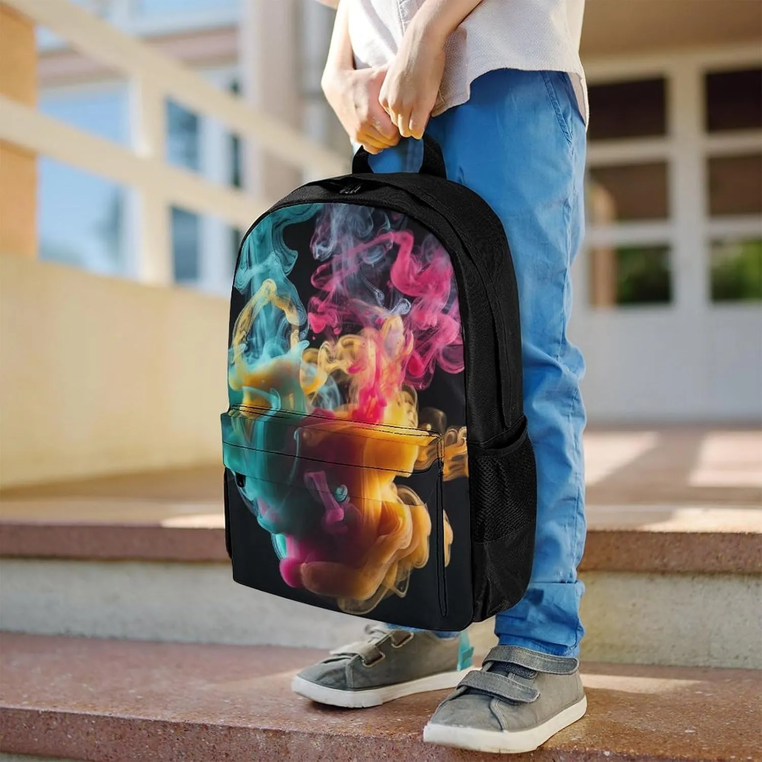 Laptop Backpack for Women Men Daypack Melt In The Water Backpacks Computer Bag Travel Laptop Bag Casual Work Bag, 42x30.5cm, XB0604116