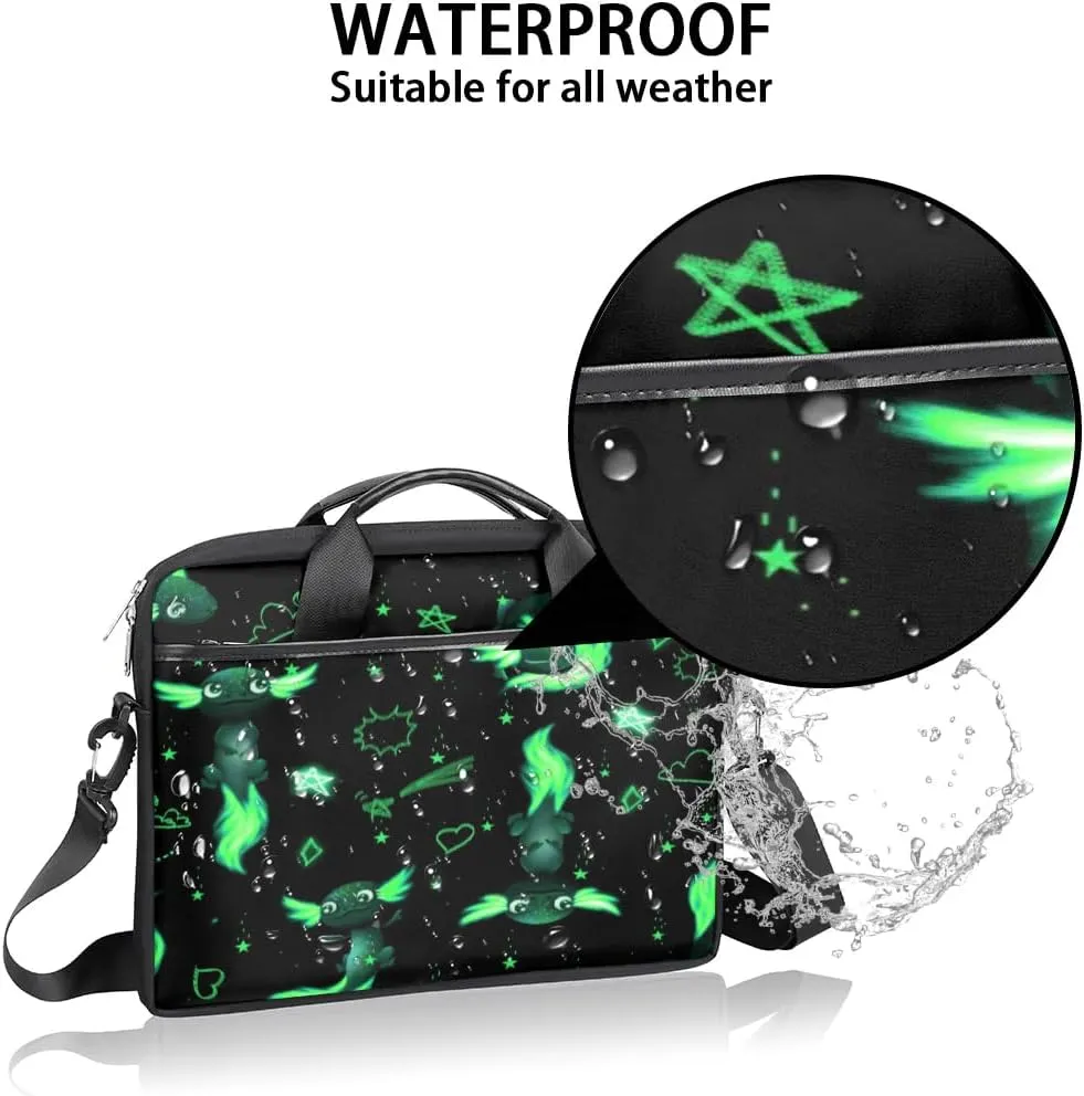 Laptop Bag for Women Men, 15.6 inch Messenger Shoulder Bags, Water Resistant Computer Bag Sleeve