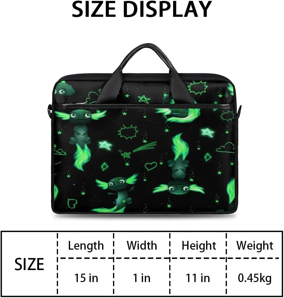 Laptop Bag for Women Men, 15.6 inch Messenger Shoulder Bags, Water Resistant Computer Bag Sleeve