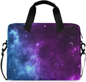 Laptop Case 15.6 inch, Galaxy Laptop Bag, Waterproof Computer Case for Women & Men