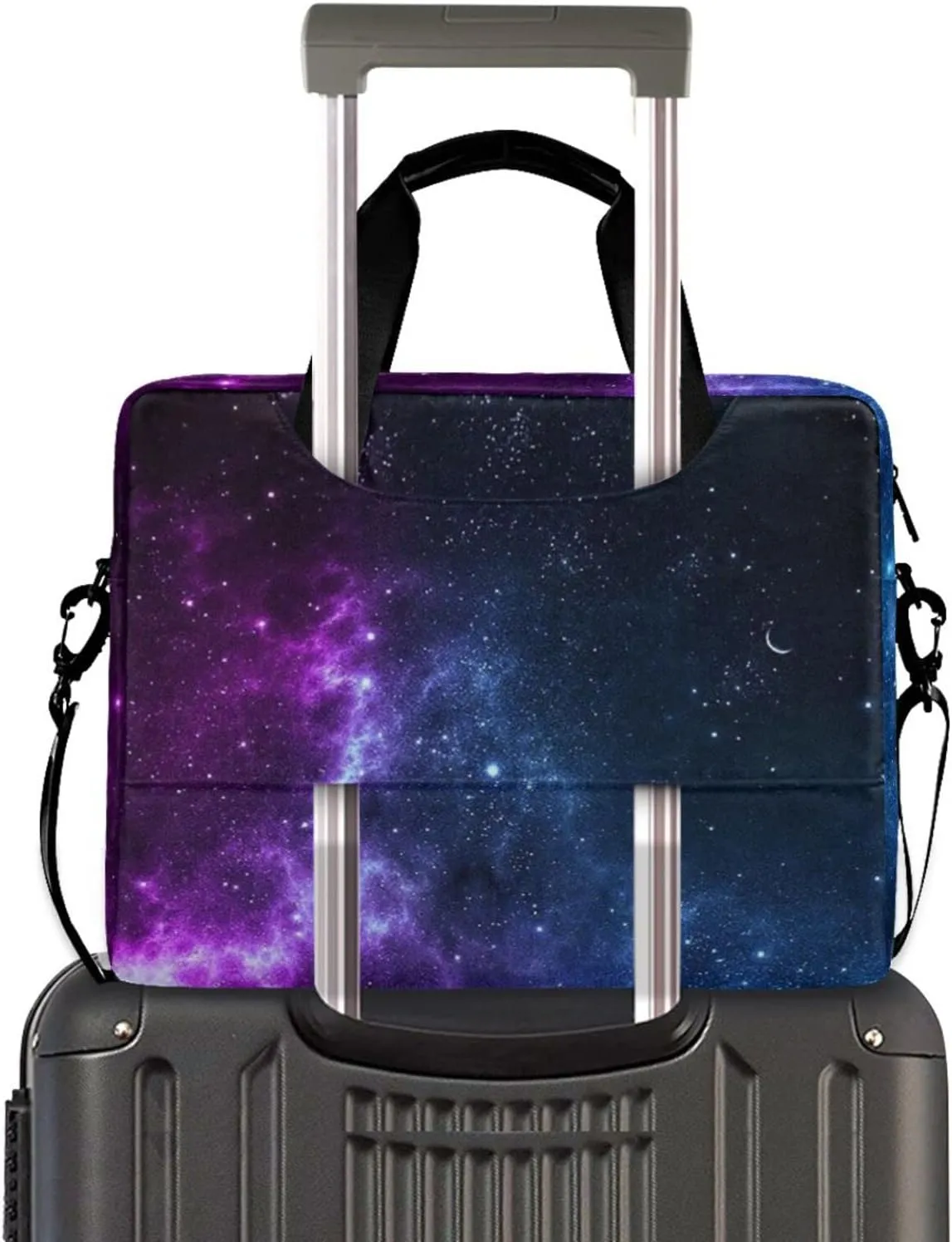 Laptop Case 15.6 inch, Galaxy Laptop Bag, Waterproof Computer Case for Women & Men