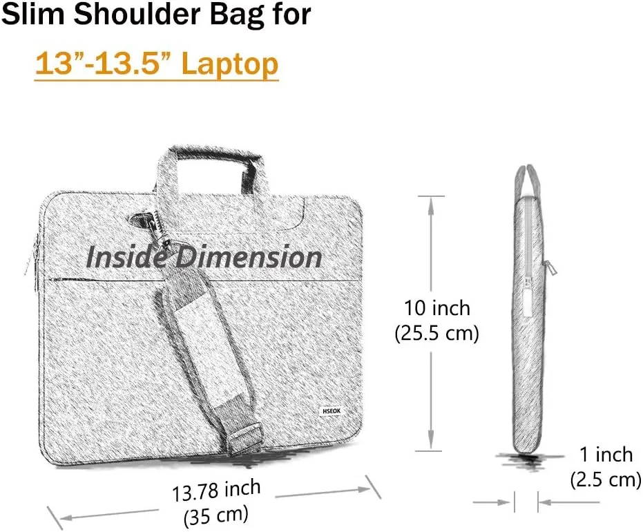 Laptop Shoulder Bag 13 13.3 14 Inch Case Compatible with MacBook Pro 14 2025-2021 M4/M3/M2/M1, Mac Air/pro 13-13.3 Inch and Most Popular 13-14 Notebooks,Spill-Resistant Briefcase,Butterfly