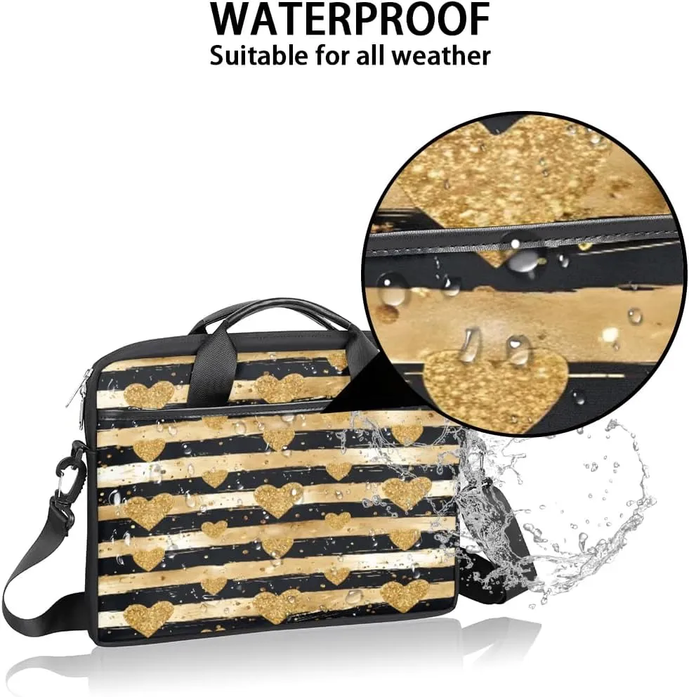 Laptop Shoulder Bag for 13-15 Inch Waterproof Laptop Sleeve Case Bag Slim Computer Carry Case Computer Cases for Laptops