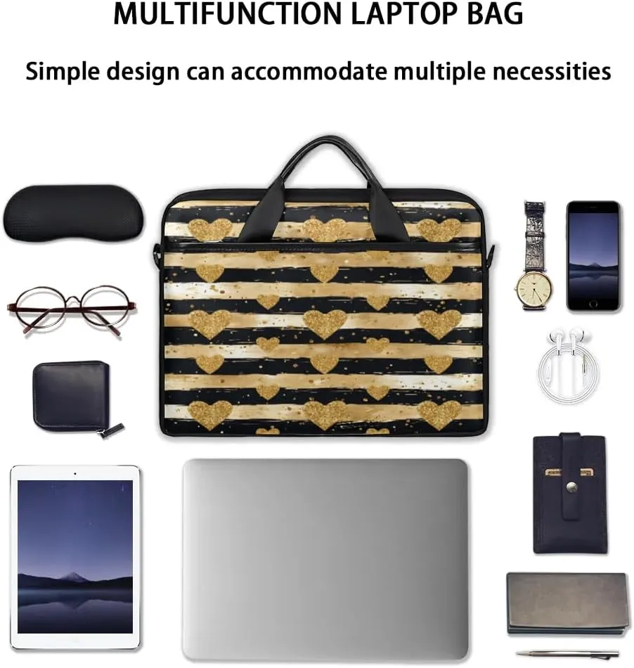 Laptop Shoulder Bag for 13-15 Inch Waterproof Laptop Sleeve Case Bag Slim Computer Carry Case Computer Cases for Laptops