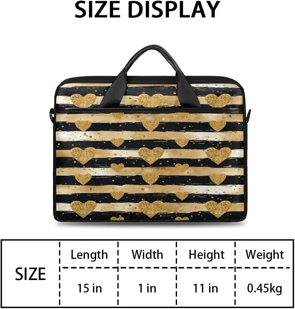 Laptop Shoulder Bag for 13-15 Inch Waterproof Laptop Sleeve Case Bag Slim Computer Carry Case Computer Cases for Laptops