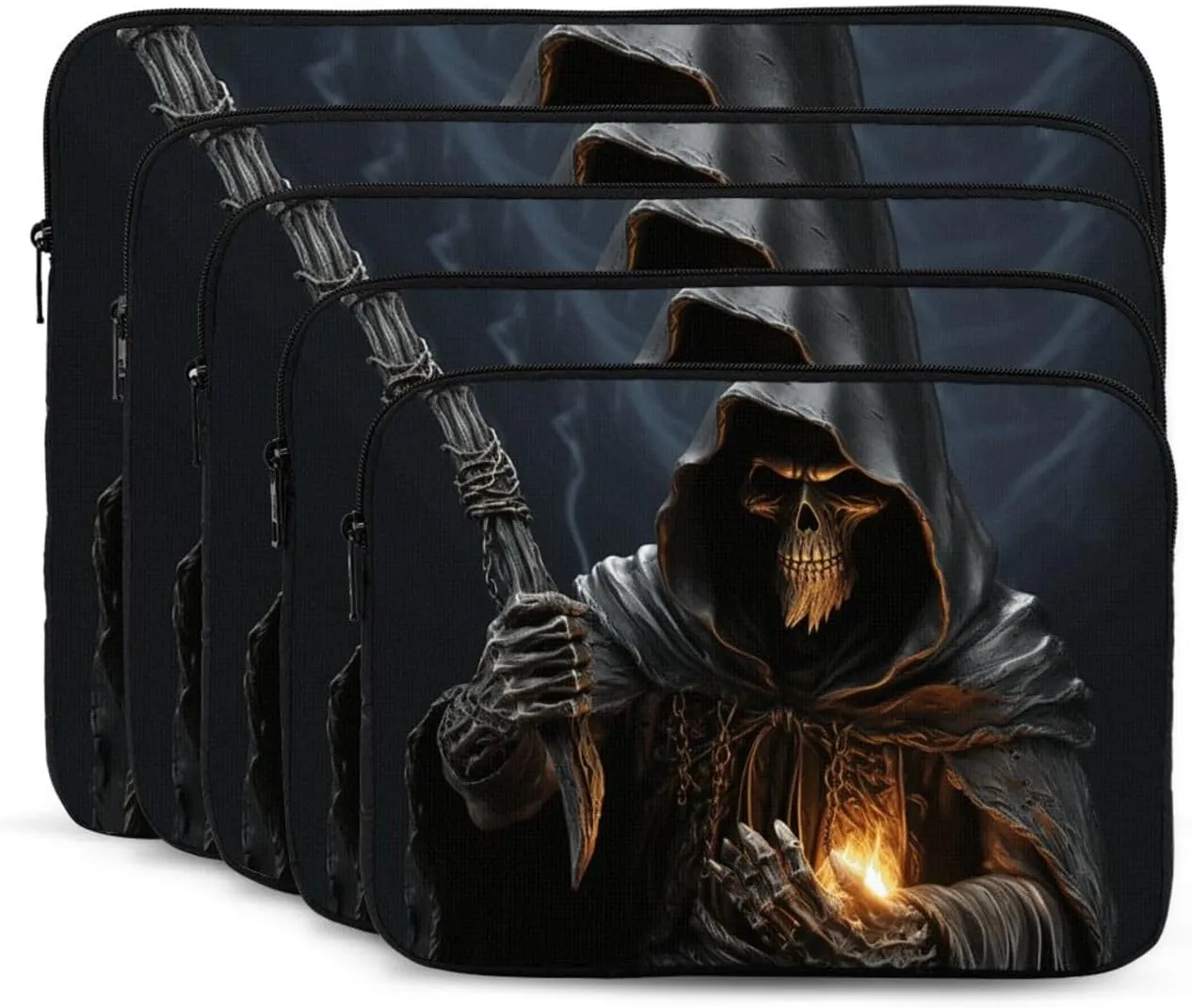 Laptop Sleeve Case 13 inch Shockproof Protective Notebook Case Grim-Reaper Laptop Bag Traveling Computer Cover