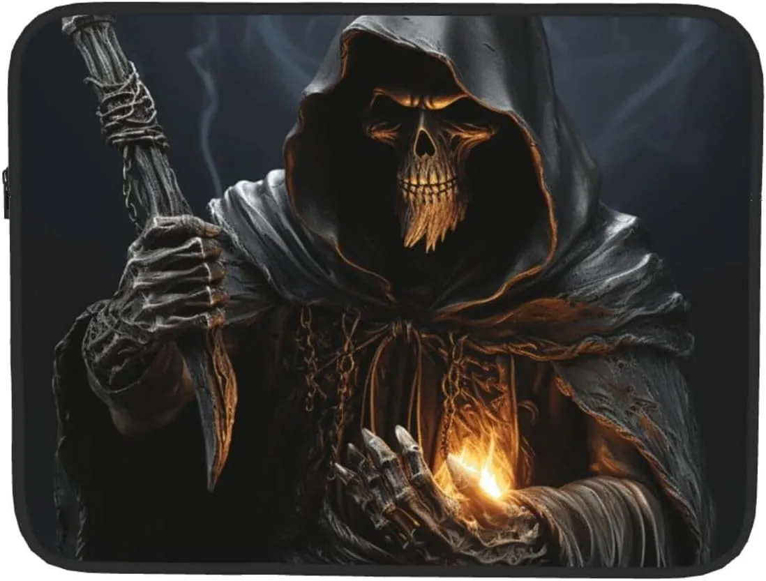 Laptop Sleeve Case 13 inch Shockproof Protective Notebook Case Grim-Reaper Laptop Bag Traveling Computer Cover