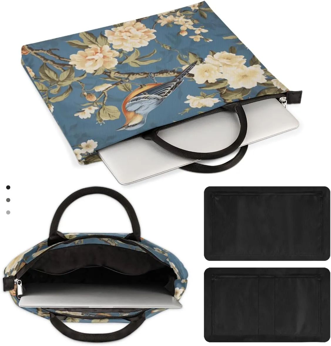 Laptop Sleeve Case for Women Men Laptop Bag Durable Travel Computer Carrying Bag with Handle Accessories Bags