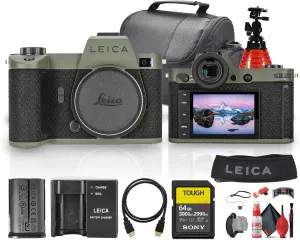 Leica SL2-S Reporter Edition Mirrorless Camera (10891)   64GB Memory Card   Camera Bag   Flexible Tripod   Cleaning Kit   HDMI Cable   Hand Strap   Card Wallet   Card Reader   Lens Cap