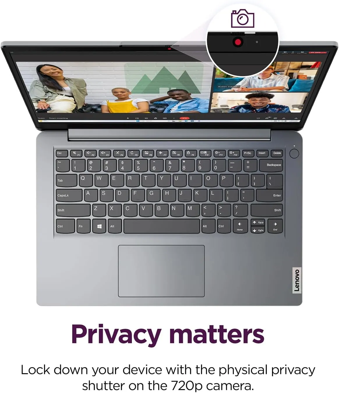 Lenovo IdeaPad 15.6 Inch Laptop Computer with 1-Yr Microsoft 365 • 12GB RAM • 1.6TB Total Storage (639GB Combined Onboard 1TB Cloud) • Intel Celeron • WiFi-6 • Blue • Copilot AI • Windows 11