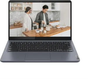Lenovo IdeaPad Slim 3i Chromebook Plus - 2024 - Lightweight Laptop - Waves MaxxAudio® - 14" FHD Display - HD 1080p Camera - 8GB Memory - 256GB Storage - Intel® Core™ i3-N305 - Storm Grey
