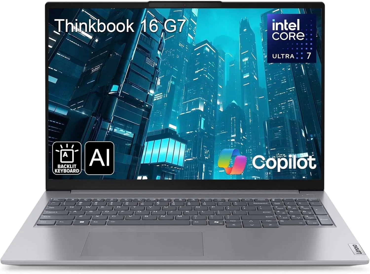 Lenovo ThinkBook 16 G7 16" FHD  Business Laptop Computer, Intel 16-Core Ultra 7 155H (Beat i7-13705H), Arc Graphics, 64GB DDR5 RAM, 2TB PCIe SSD, WiFi 6E, Backlit Keyboard, Windows 11 Pro, AZ-XUT