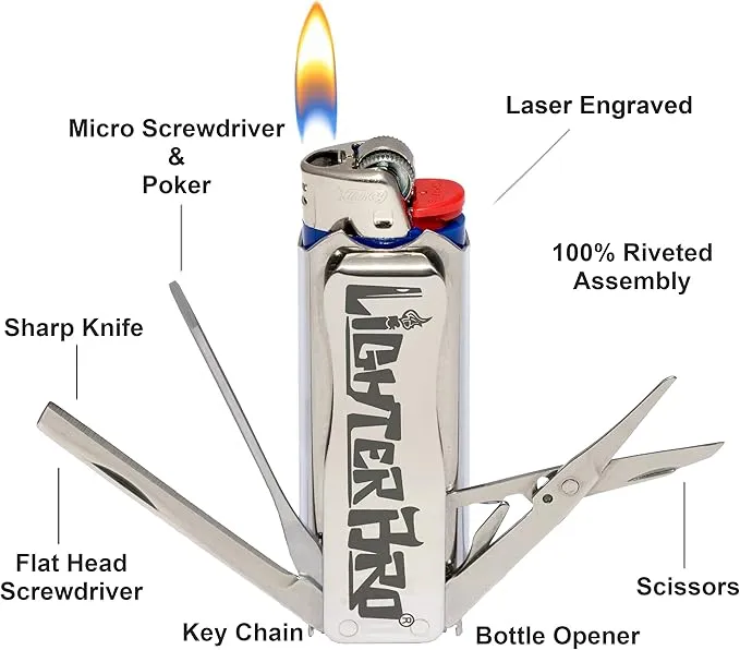 LighterBro Stainless Steel Lighter Sleeve