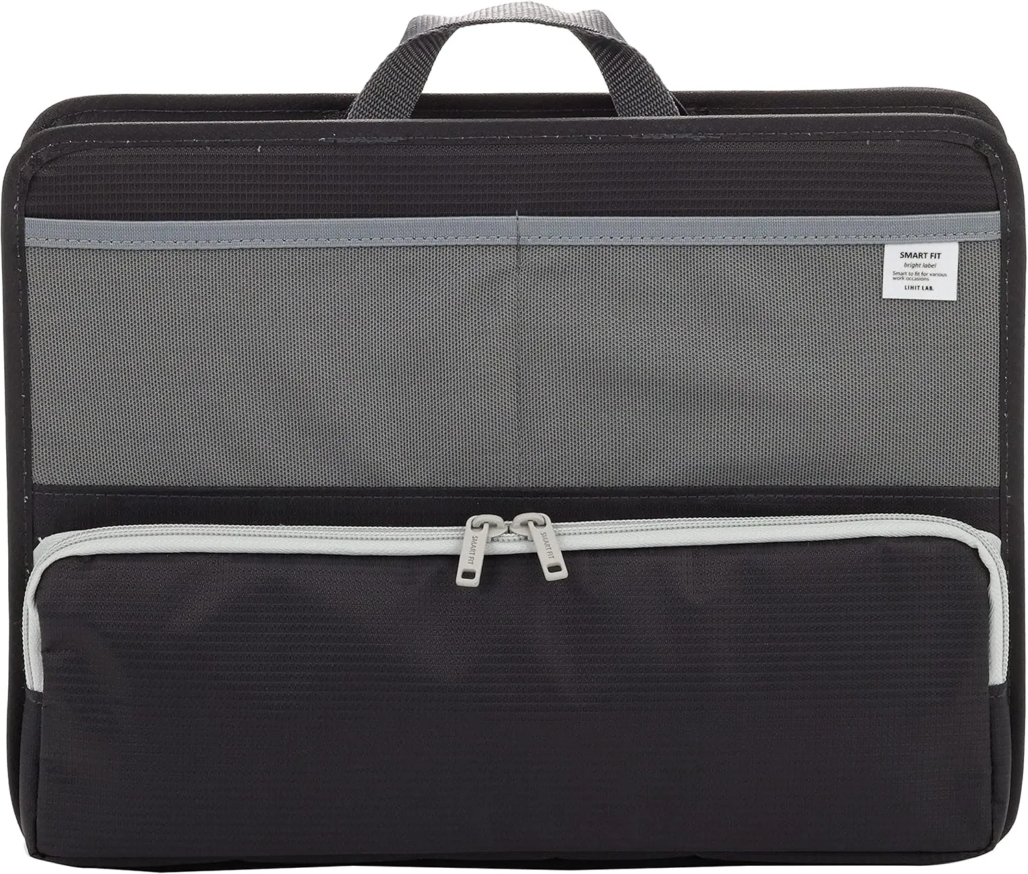 Lihit Lab A7664-24 Bag-in-Bag, Stand Pocket, A4, Horizontal Stand, Black