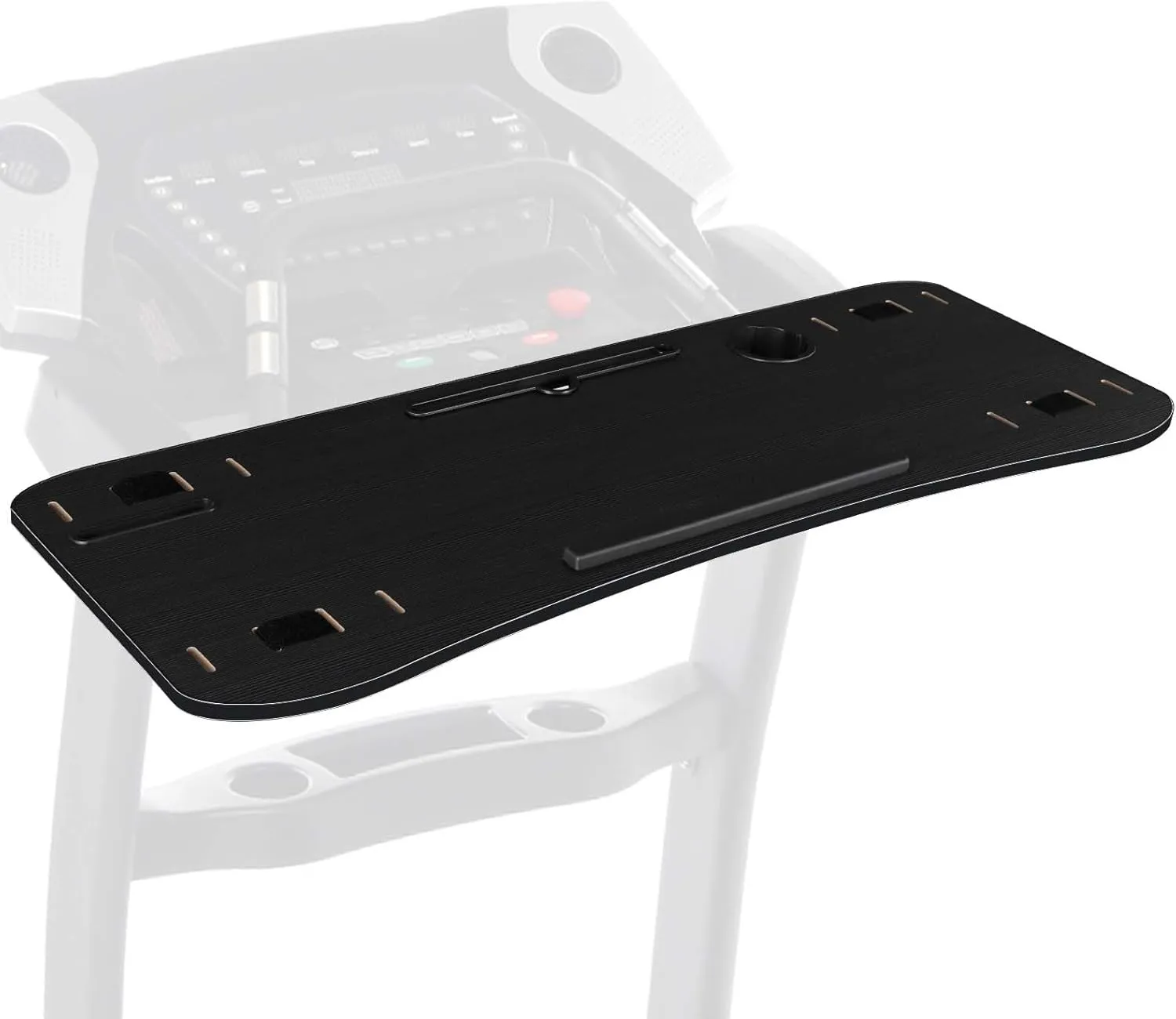 LUCKUP Treadmill Desk Attachment-39 Wide Universal Walking Laptop Desk Holder with Cup Tablet Phone Holder & Laptop Stand, Ergonomic Platform Workstation for Treadmill, Black