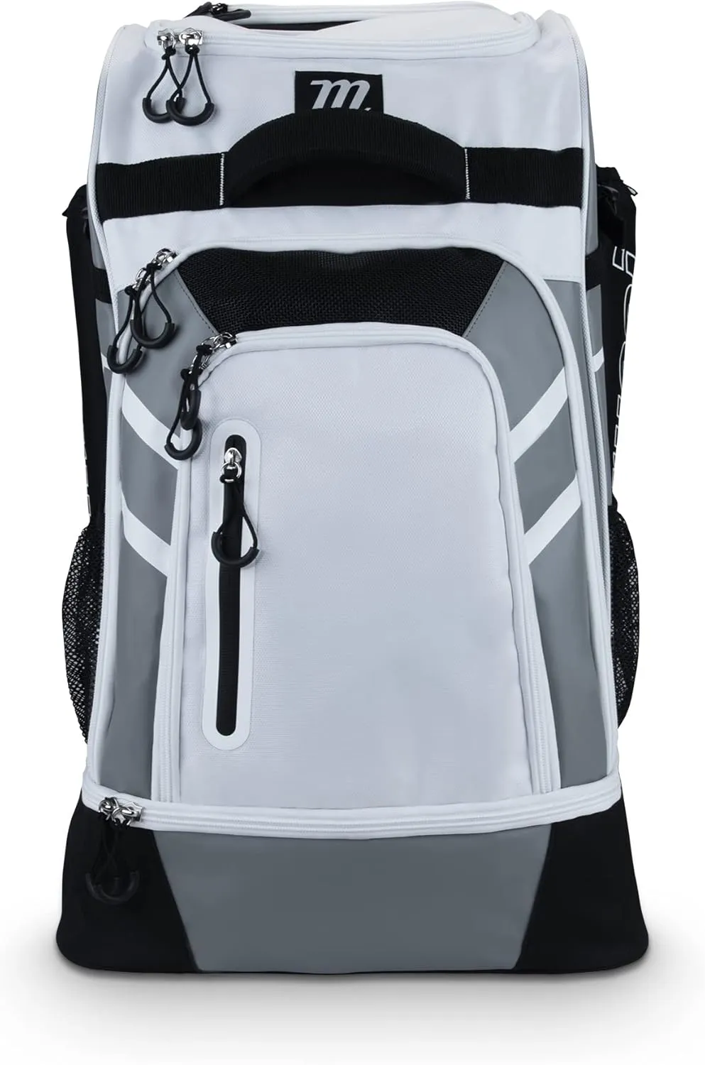 MARUCCI Convoy Wheeled Baseball BAT Pack White/Gray