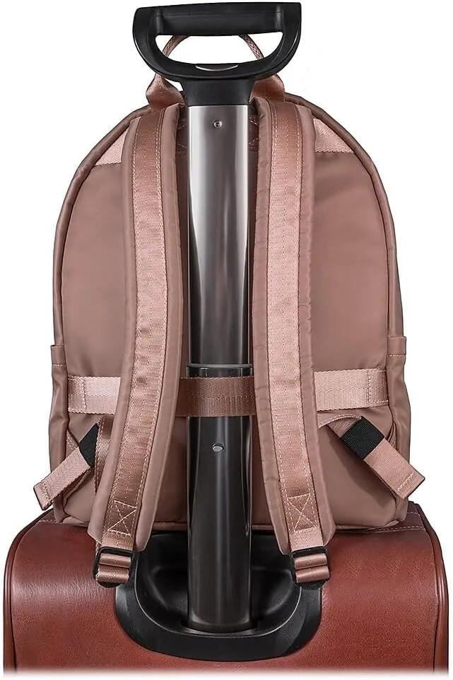 McKlein 15" Nylon Classic U Shape Laptop Backpack- NEOSPORT- Khaki