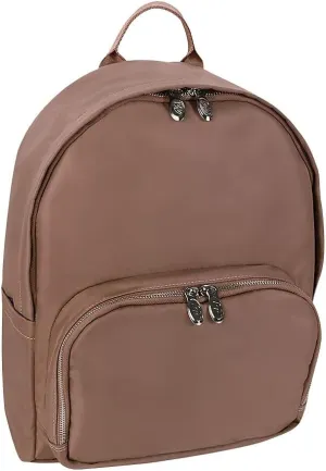 McKlein 15" Nylon Classic U Shape Laptop Backpack- NEOSPORT- Khaki
