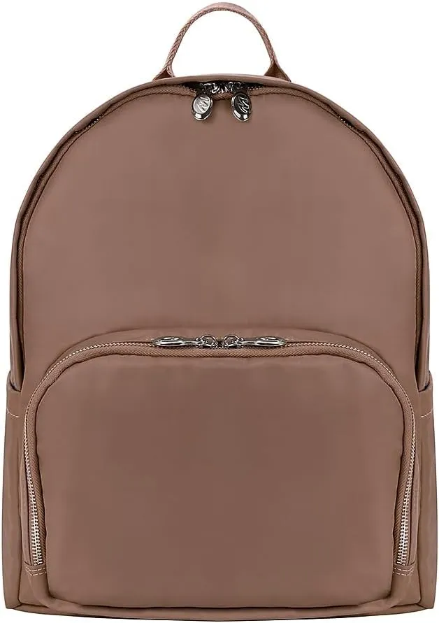 McKlein 15" Nylon Classic U Shape Laptop Backpack- NEOSPORT- Khaki