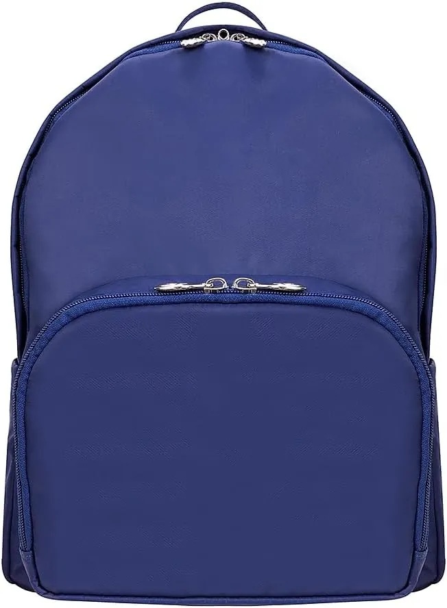 McKlein 15" Nylon Classic U Shape Laptop Backpack- NEOSPORT- Navy