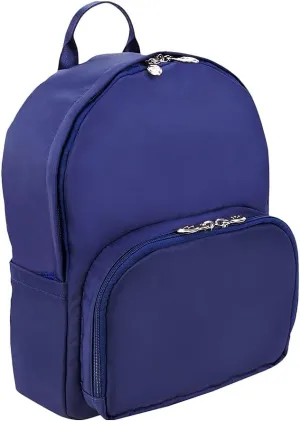 McKlein 15" Nylon Classic U Shape Laptop Backpack- NEOSPORT- Navy