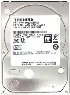 MDD MQ04ABB400 4TB 5400RPM 16MB Cache SATA 6.0Gb/s 2.5in Hard Drive (15mm Thickness for TiVo, MiniPC, CCTV DVR only, NOT for Laptop)