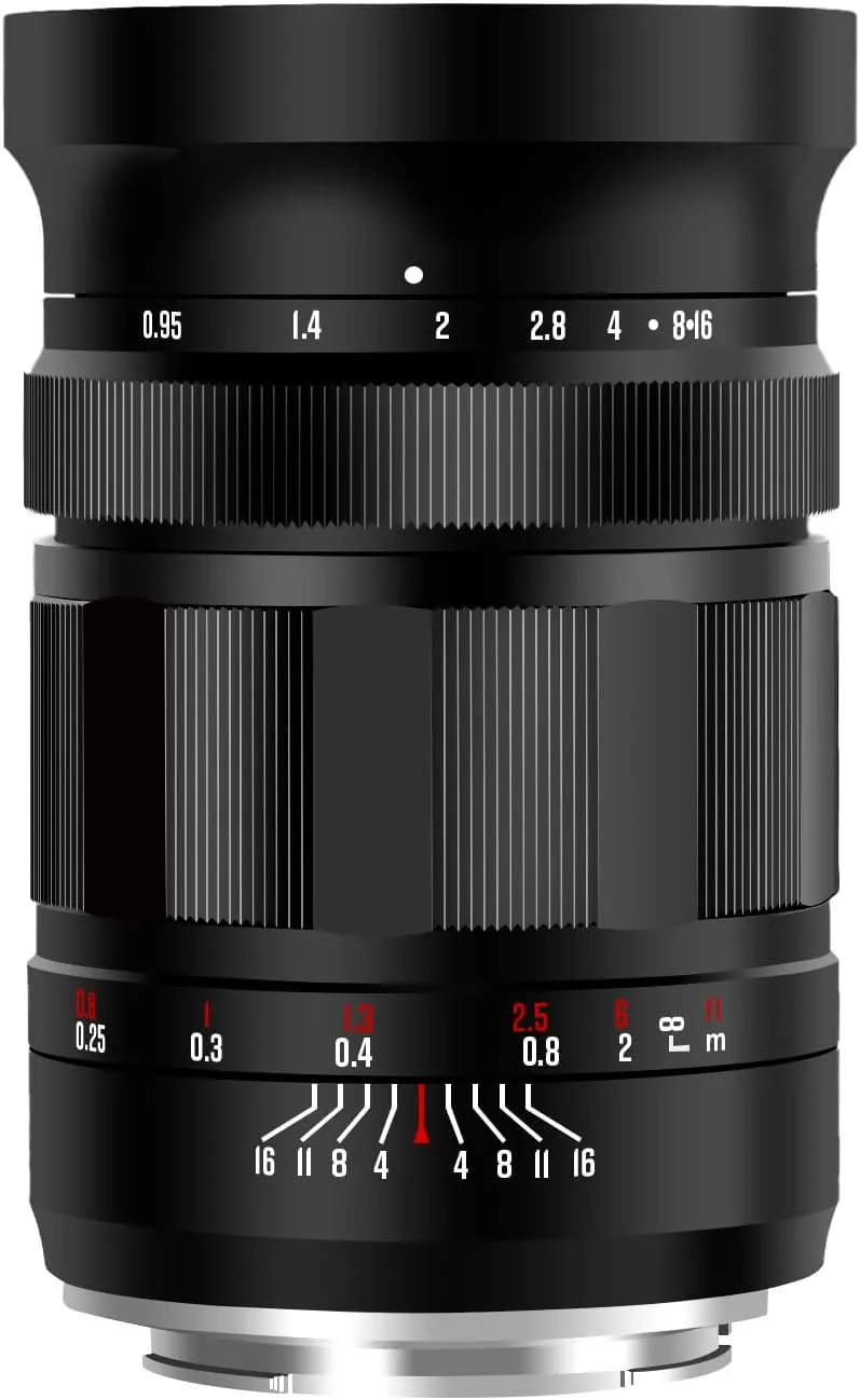 Meike 25mm f0.95 Large Aperture Wide Angle Manual Focus APS-C Lens Compatible with Sony E Mount Mirrorless Cameras A6400 A5000 A5100 A6000 A6100 A6300 A6500 A6600 A6700