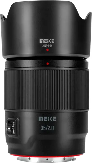 Meike 35mm F2.0 Full Frame Wide Angle AF STM(Stepping Motor) Lens Auto Focus Fixed Prime Portrait Lenses for Panasonic Lumix Sigma Leica L-Mount Mirrorless Camera S1 S1R S1H S5 FP