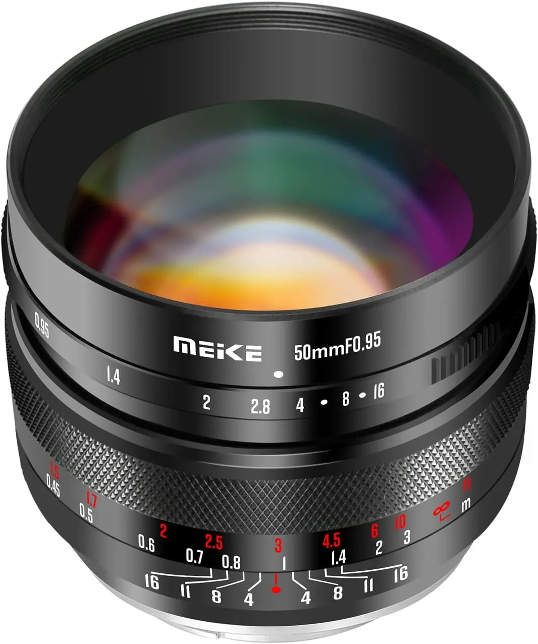 Meike 50mm f0.95 Large Aperture Manual Focus Lens Compatible with Sony E Mount Mirrorless Cameras A6400 A5000 A5100 A6000 A6100 A6300 A6500 A6600
