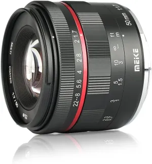 Meike 50mm F1.7 Full Frame Large Aperture Manual Focus Lens Compatible with Sony FE E Mount Mirrorless Cameras A7RIII A7III A7RIV A7IV A7 A9 A7C NEX 3 A9II A7II A7SIII A7C A7CII