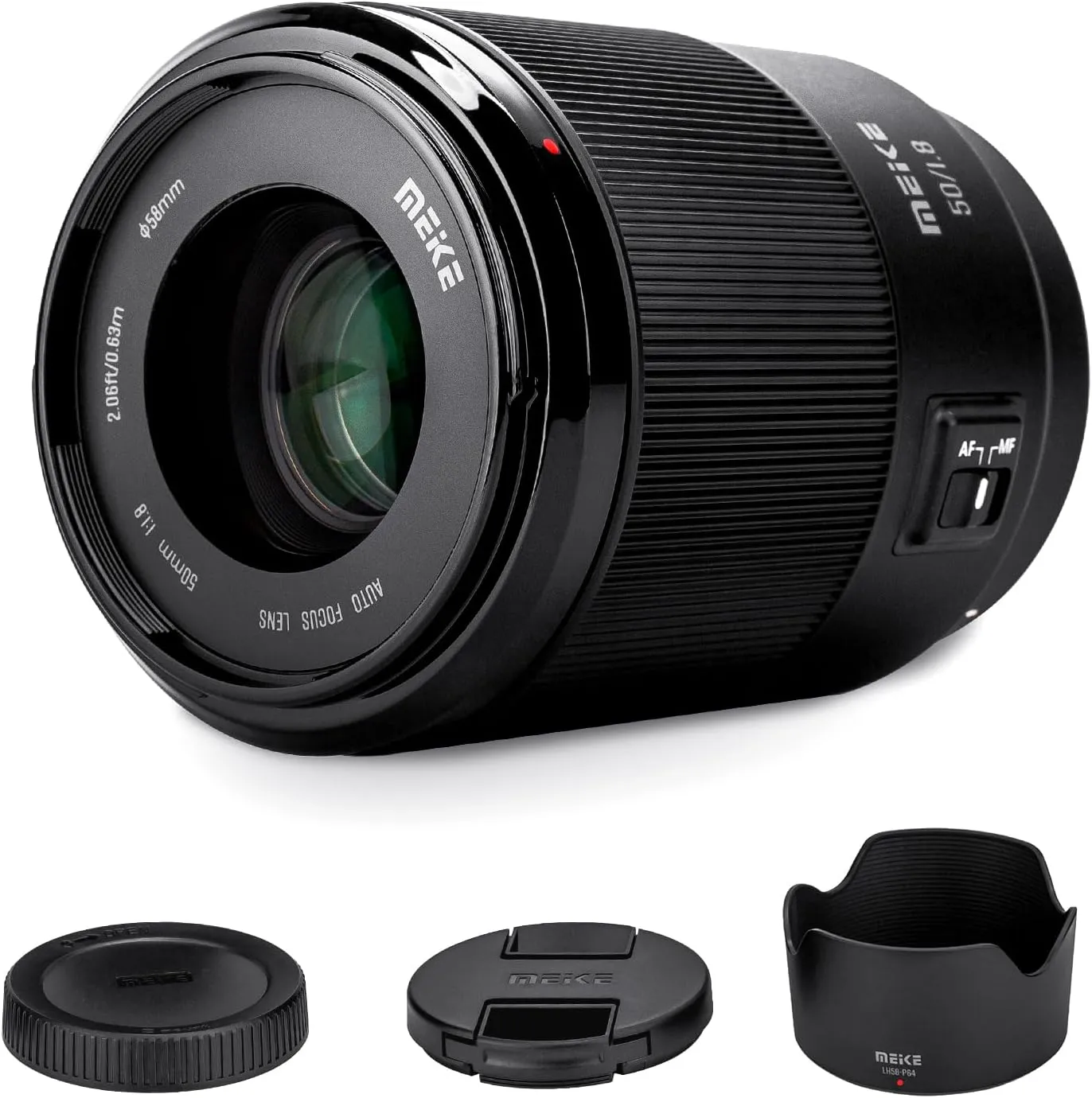 Meike 50mm F1.8 Full Frame STM Auto Focus Prime Lens for Sony E Mount Mirrorless Cameras: A9,A7IV A7III, A7II, A7R3, A7R4,A7C,A7CII A6400,A6700,etc
