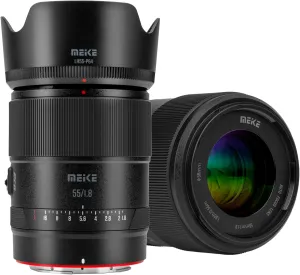 Meike 55mm F1.8 Pro Full Frame AF STM Stepping Motor Lens High Resolution 8K Auto Focus Fixed Prime Portrait Lenses for Nikon Z Mount Mirrorless Cameras Z5 Z6 Z7 Z6II Z7II Z9 Z30 Z50 Z fc