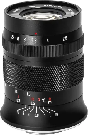 Meike 60mm F2.8 Magnification Macro Manual Focus APS-C Lens Compatible with Fujifilm X Mount Mirrorless Cameras X-T1 X-T2 X-T3 X-T4 X-T5 X-T10 X-T20 X-T100 X-T200 XPro1 X-S10