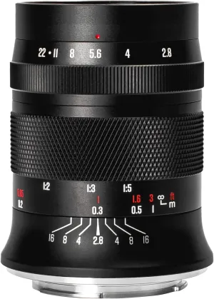 Meike 60mm F2.8 Magnification Macro Manual Focus APS-C Lens Compatible with Panasonic Lumix M43 MFT Mount Digital Mirrorless Cameras GH3 GH4 GH5 GH6 GH7