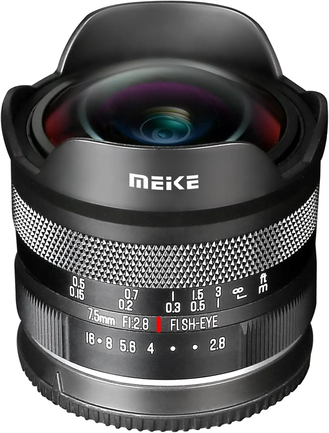 Meike 7.5mm f2.8 Ultra Wide Circular Fisheye Lens Manual Focus APS-C Lens Compatible with Fujifilm X Mount Mirrorless Camera X-T3 X-H1 X-Pro2 X-E3 X-T1 X-T2 X-T4 X-T10 X-T20 X-T200 X-A2 X-E2 X-E1 X30