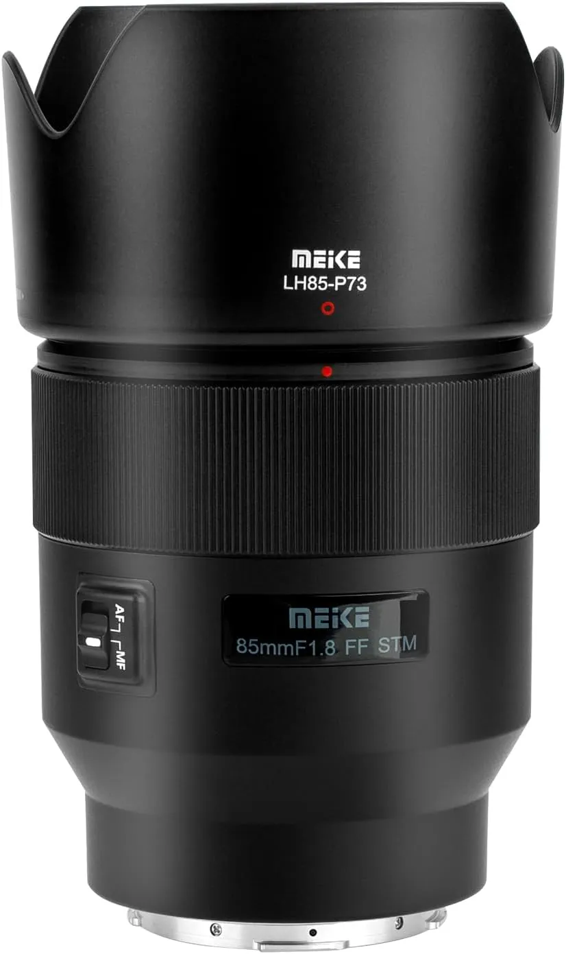 Meike 85mm F1.8 Medium telephoto Full Frame Auto Focus Lens STM Stepping Motor Fixed Portrait Lenses for Panasonic Lumix Sigma Leica L-Mount Mirrorless Camera S1 S1R S1H S5 FP