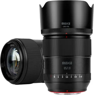 Meike 85mm f1.8 Pro Full Frame STM Auto Focus Medium Telephoto Lens High Resolution 8K Fixed Portrait Lenses for Fujifilm X Mount Mirrorless Cameras X-S10 XT4 XT5 XT10 XT20 XT30 X-A2 X30 X70