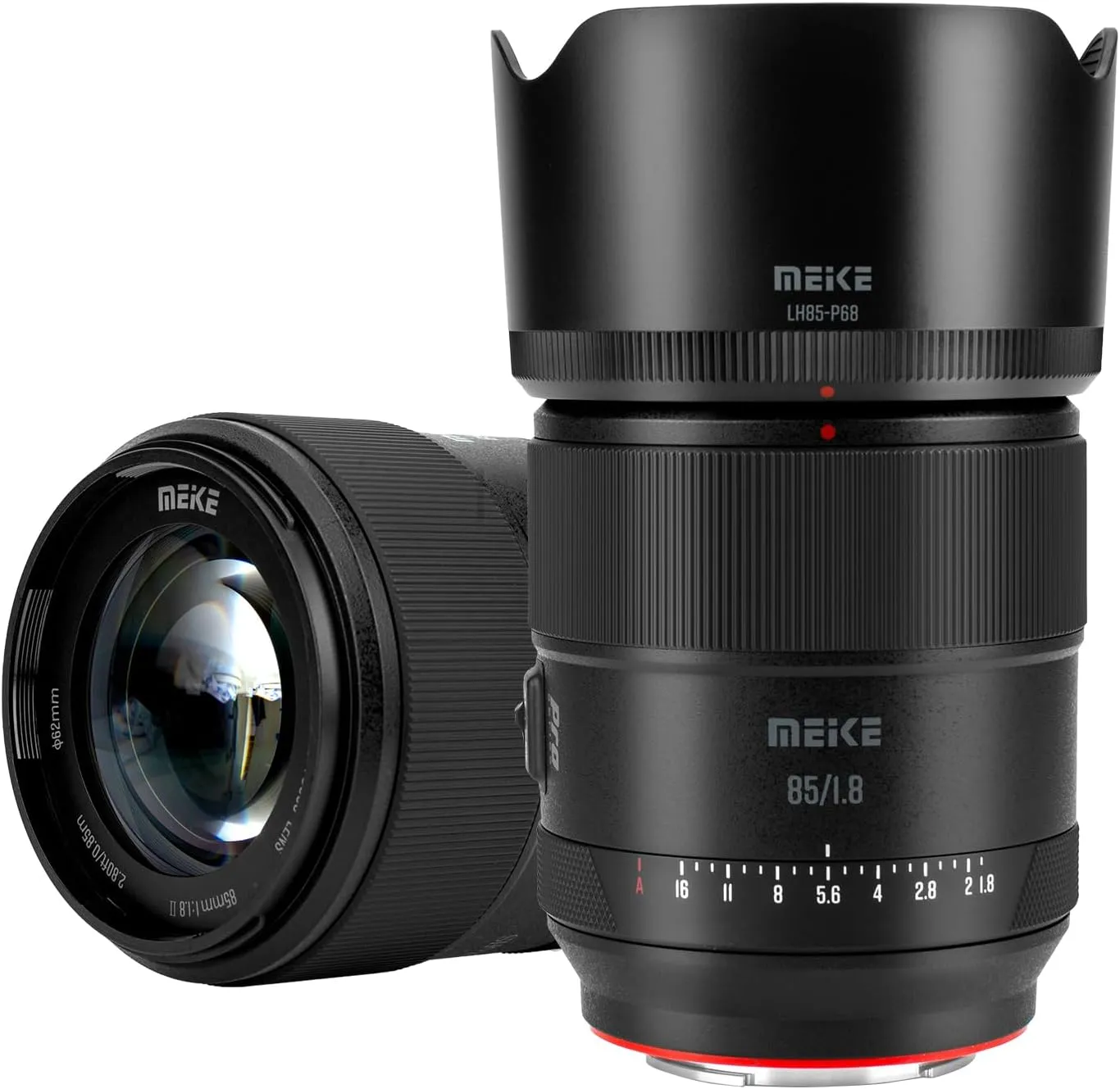 Meike 85mm f1.8 Pro Full Frame STM Auto Focus Medium Telephoto Lens High Resolution 8K Fixed Prime Portrait Lenses for Sony E Mount Mirrorless Cameras A9 A7II A7RII A7 A7R3 A7R4 A7IV A7C A7SIII