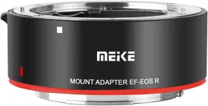 Meike Metal Lens Adapter EF-EOSR Auto-Focus Mount Converter for Canon EF/EF-S Lens to EOS-R EOS-RP R5 R6 R7 R10 C70 and RED Komodo Cameras